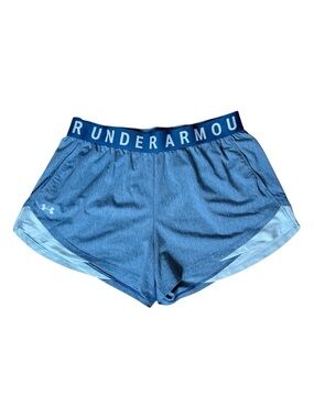 UNDER ARMOUR Blue Play Up 3.0 Run Shorts Loose Pockets Elastic Waistband Size 1X